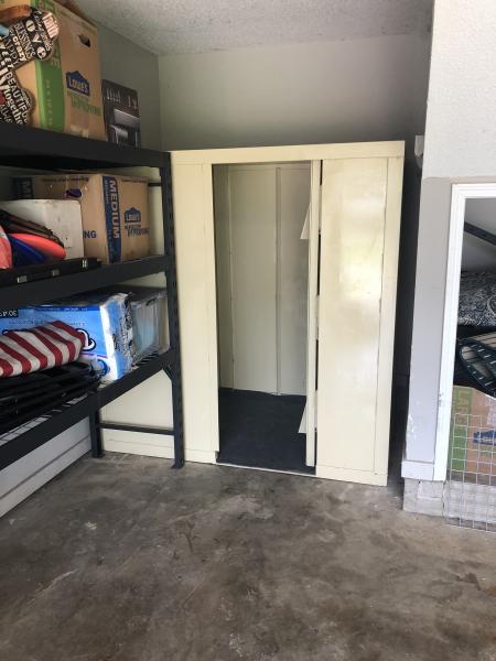 Above Ground Storm Shelter Panic Room In Garage