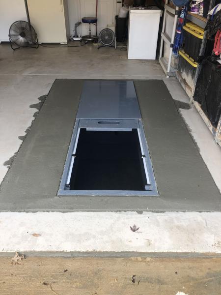 In Ground Tornado Shelter In Garage