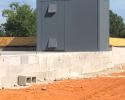 Above Ground Tornado Shelter Installed In New Home