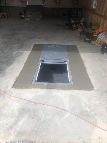 Underground Storm Shelter In Garage